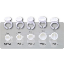 Permanent make up pigment ring holders